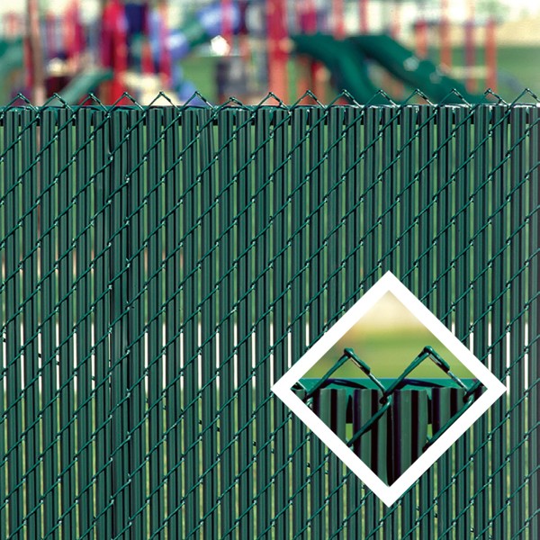 PDS 5' Chain Link Fence LiteLink Privacy Slats (Green)