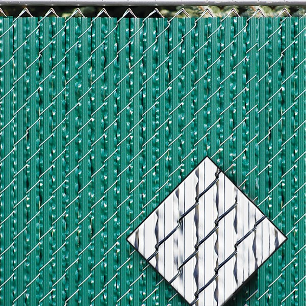 Ultimate Slat 12' High Privacy Slats for Chain Link Fence (Forest Green)