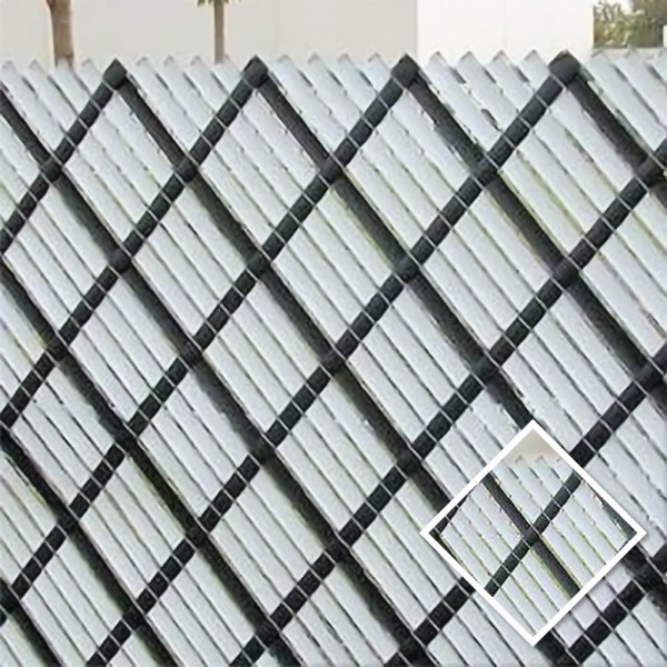 3.5' Chain Link Fence Aluminum Privacy Slats (White Shown As Example)