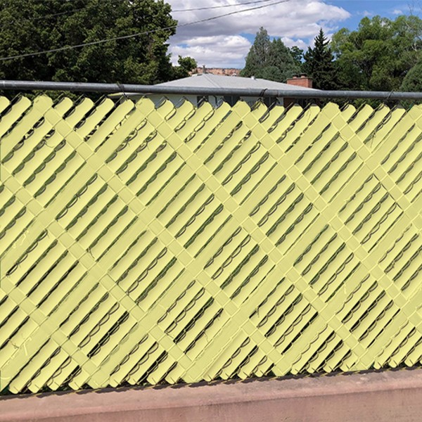 6' Chain Link Fence Aluminum Privacy Slats (White Shown As Example)