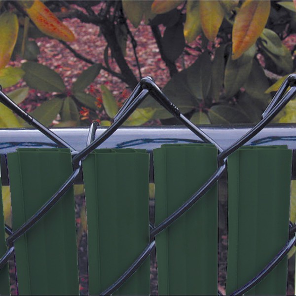 PDS 4' Chain Link Fence FinLink Privacy Slats (Green, 2 Inch)