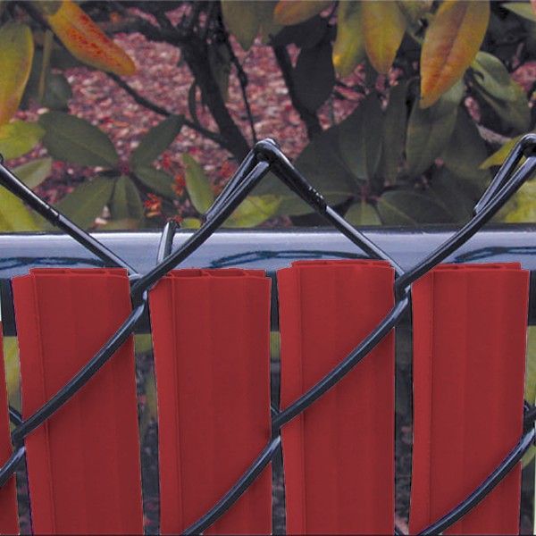 PDS 6' Chain Link Fence FinLink Privacy Slats (Redwood, 2 Inch)