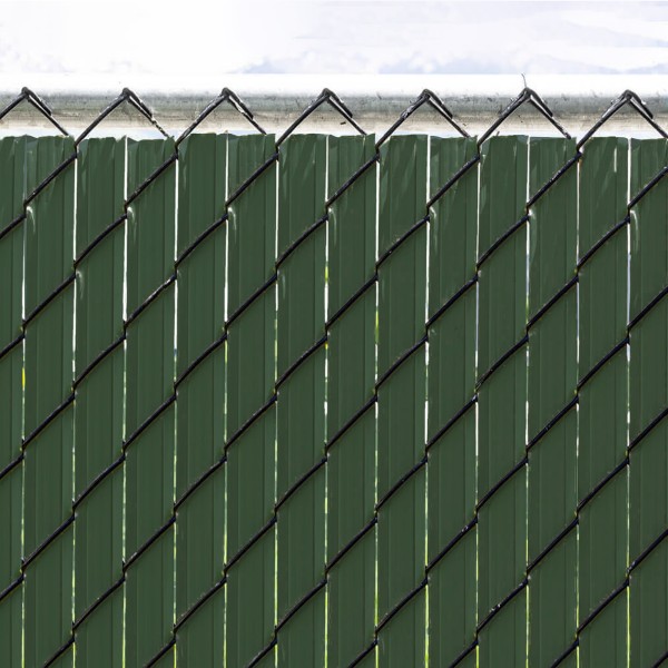 Ultimate Slat 3' High Privacy Slats for Chain Link Fence (Forest Green)