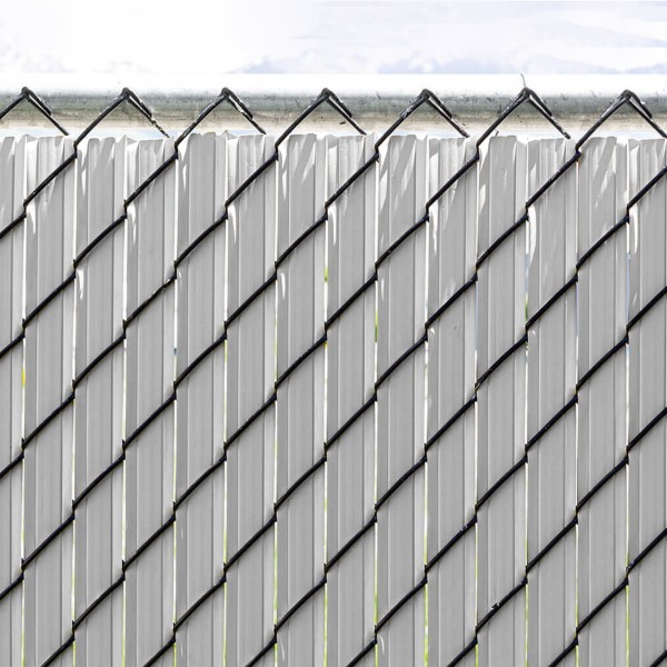 Ultimate Slat 4' High Privacy Slats for Chain Link Fence (Gray)