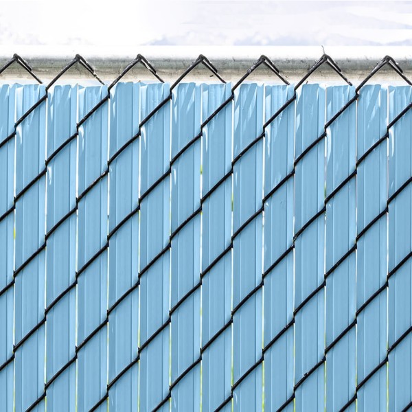 Ultimate Slat 5' High Privacy Slats for Chain Link Fence (Sky Blue, 2 1/4 Inch)