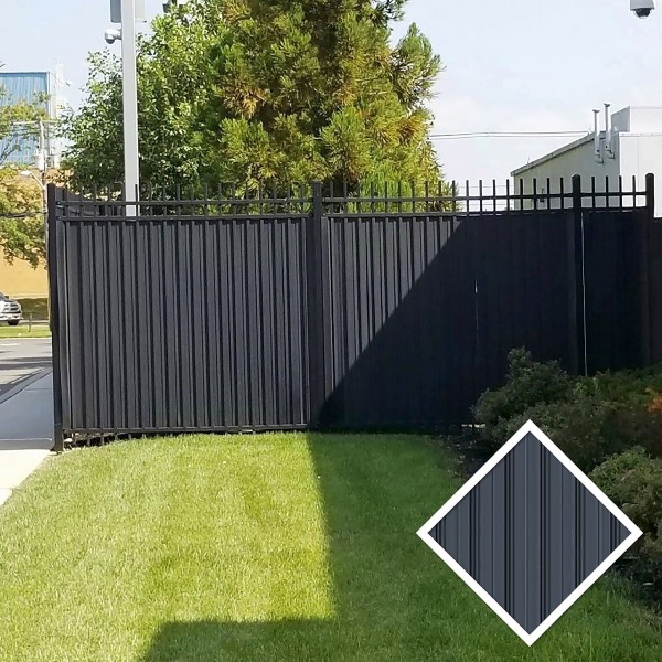 Ornamental Aluminum Fence Privacy Slats Louvers Sample
