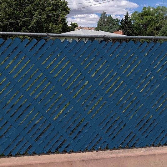 7' Chain Link Fence Aluminum Privacy Slats (White Shown As Example)