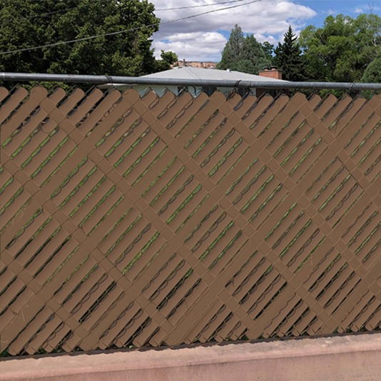 3' Chain Link Fence Aluminum Privacy Slats (White Shown As Example)