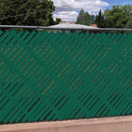 7' Chain Link Fence Aluminum Privacy Slats (White Shown As Example)