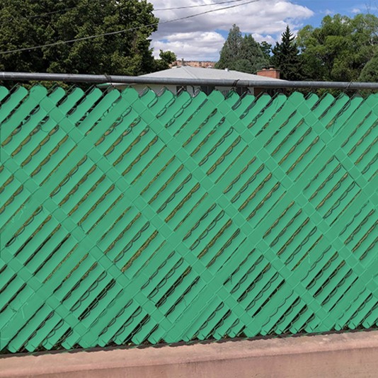 7' Chain Link Fence Aluminum Privacy Slats (White Shown As Example)