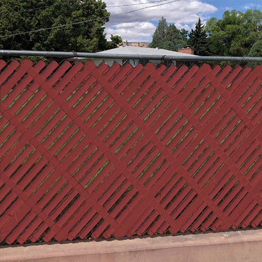 8' Chain Link Fence Aluminum Privacy Slats (White Shown As Example)