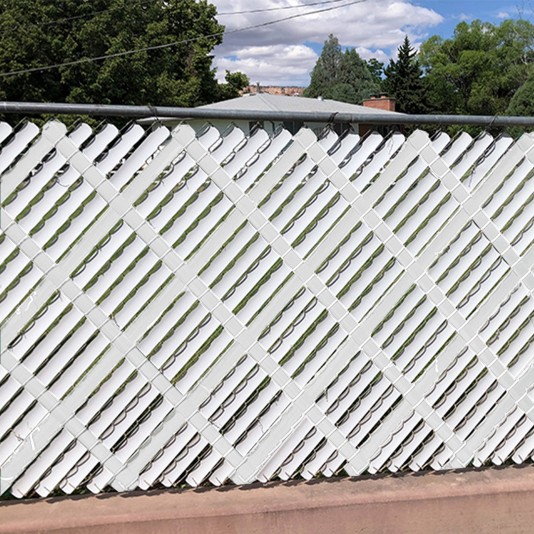 8' Chain Link Fence Aluminum Privacy Slats (White Shown As Example)