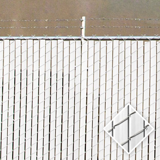 PDS 4' Chain Link Fence Industrial Privacy Slats (White)