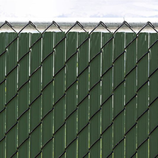 Ultimate Slat 4' High Privacy Slats for Chain Link Fence (Forest Green)