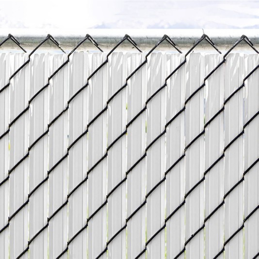 Ultimate Slat 10' High Privacy Slats for Chain Link Fence (White)