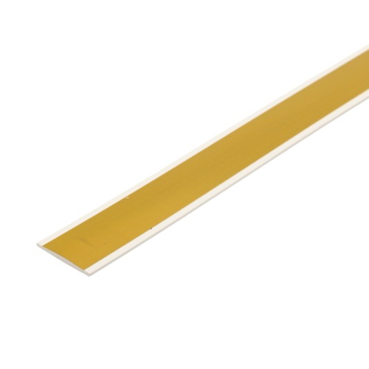 Pexco 4' x 1 1/4" Reflective Chain Link Fence Insert - Gold