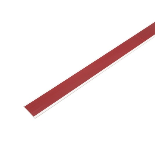 Pexco 4' x 1 1/4" Reflective Chain Link Fence Insert - Red