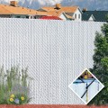 PDS 3' Chain Link Fence Winged Slat Privacy Slats (White)