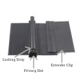 4' Ornamental Fence Privacy Slats Louvers Extender Clip (Sample Size Shown As Example)