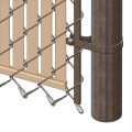 PDS 6' Chain Link Fence Bottom Locking Privacy Slats (Beige, 2 1/4 Inch)