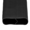 Pexco 8' Bottom Locking Vinyl Privacy Slat for 1 3/4" Chain Link Mesh Fence | 75% Privacy 10' Linear Coverage | Black