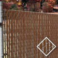 PDS 10' Chain Link Fence Bottom Locking Privacy Slats (Brown, 2 1/4 Inch)