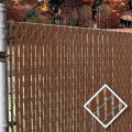 PDS 5' Chain Link Fence Bottom Locking Privacy Slats (Brown, 2 1/4 Inch)