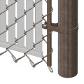 PDS 10' Chain Link Fence Bottom Locking Privacy Slats (Gray, 2 1/4 Inch)