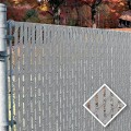 PDS 10' Chain Link Fence Bottom Locking Privacy Slats (Gray, 2 1/4 Inch)