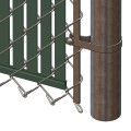 PDS 3' Chain Link Fence Bottom Locking Privacy Slats (Green, 2 1/4 Inch)