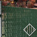PDS 12' Chain Link Fence Bottom Locking Privacy Slats (Green, 2 Inch)
