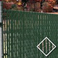 PDS 3' Chain Link Fence Bottom Locking Privacy Slats (Green, 2 1/4 Inch)