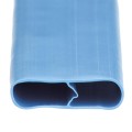PDS 3' Chain Link Fence Bottom Locking Privacy Slats (Light Blue, 2 1/4 Inch)