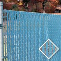 PDS 3' Chain Link Fence Bottom Locking Privacy Slats (Light Blue, 2 1/4 Inch)