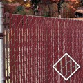 PDS 6' Chain Link Fence Bottom Locking Privacy Slats (Redwood, 2 Inch)