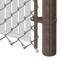 PDS 6' Chain Link Fence Bottom Locking Privacy Slats (White, 2 Inch)