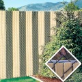 PDS 3.5' Chain Link Fence FinLink Privacy Slats (Beige, 2 Inch)