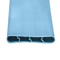 PDS 12' Chain Link Fence Industrial Privacy Slats (Light Blue)