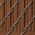 PDS 10' Chain Link Fence LiteLink Privacy Slats (Brown)