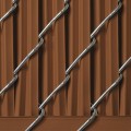 PDS 5' Chain Link Fence LiteLink Privacy Slats (Brown)