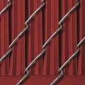 PDS 3.5' Chain Link Fence LiteLink Privacy Slats (Redwood)