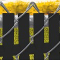 PDS 4' Chain Link Fence Top Locking Privacy Slats (Black, 2 Inch)