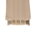 Ultimate Slat 5' High Privacy Slats for Chain Link Fence (Beige)