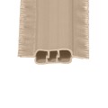 PDS 7' Chain Link Fence Winged Slat Privacy Slats (Beige)