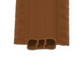 PDS 7' Chain Link Fence Winged Slat Privacy Slats (Brown)