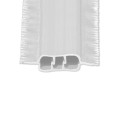 PDS 3' Chain Link Fence Winged Slat Privacy Slats (White)
