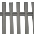 Pexco 4' Top Locking Vinyl Privacy Slat for 2" Chain Link Mesh Fence | 75% Privacy 10' Lineal Coverage | Black (Default)