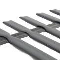 Pexco 4' Top Locking Vinyl Privacy Slat for 2" Chain Link Mesh Fence | 75% Privacy 10' Lineal Coverage | Black (Default)