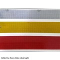 Safety Reflective Fence Inserts for Chain Link Fence (48" Long - Price Per Each) - Reflective Silver