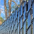 PDS 3' Chain Link Fence Top Locking Privacy Slats (Black, 2 Inch)